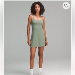 Lululemon Align Cami Strap Dress Grey Eucalyptus size 10 BNWT